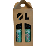 Indlæs billede til gallerivisning Ølkasse til 2 flasker (50cl)