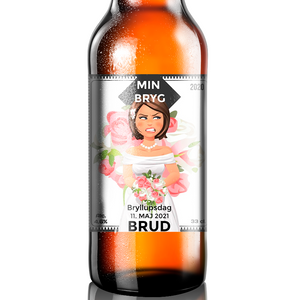 Sur Brud - design din egen øl etiket - The Beer Label 