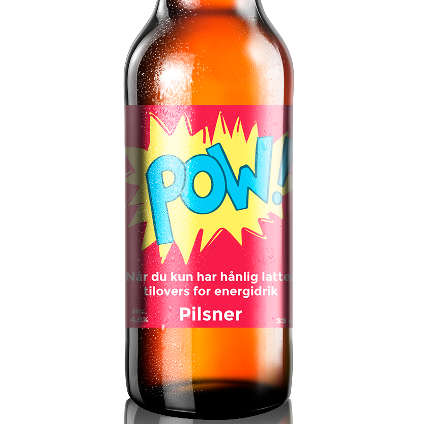 Pow! - design din egen øl etiket - The Beer Label 