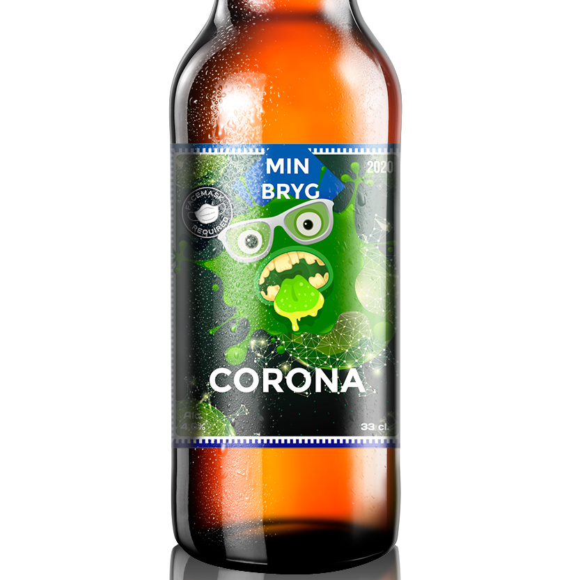 Corona Label - design din egen øl etiket - The Beer Label 