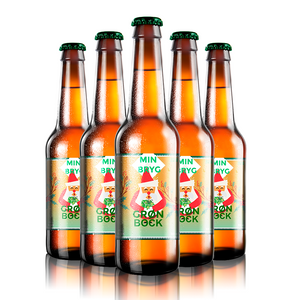 Green Santa - design din egen øl etiket - The Beer Label 