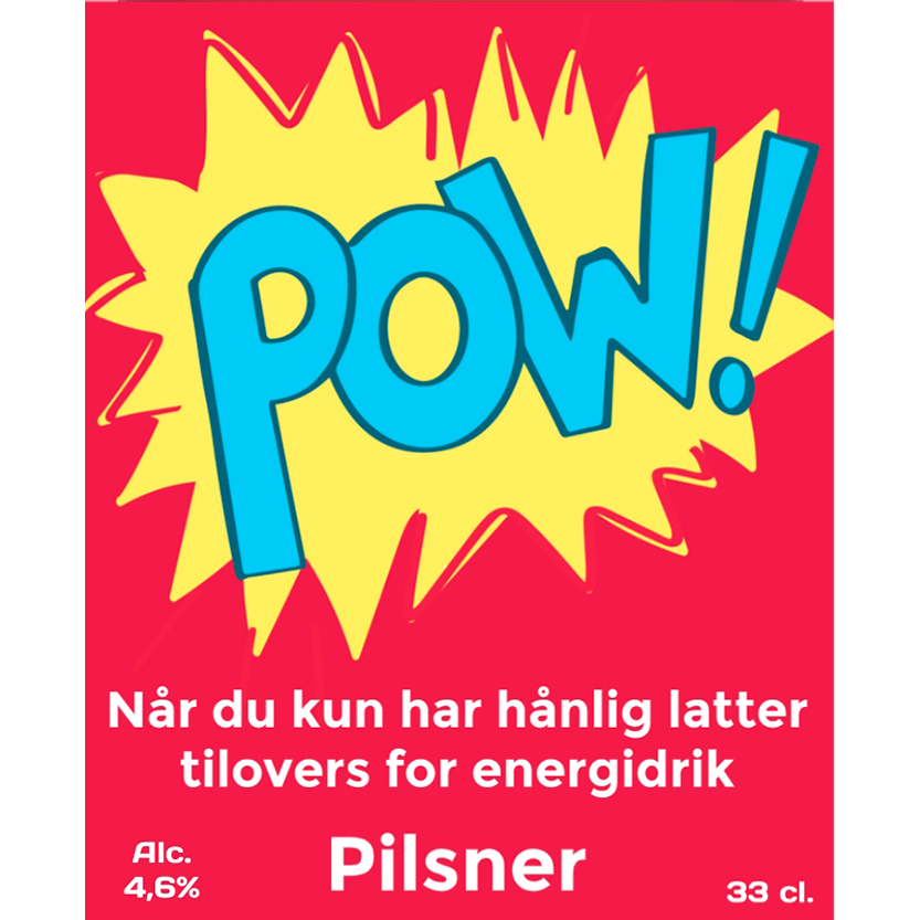 Pow! - design din egen øl etiket - The Beer Label 