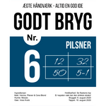 Indlæs billede til gallerivisning Seriebryg 06 - design din egen øl etiket - The Beer Label 
