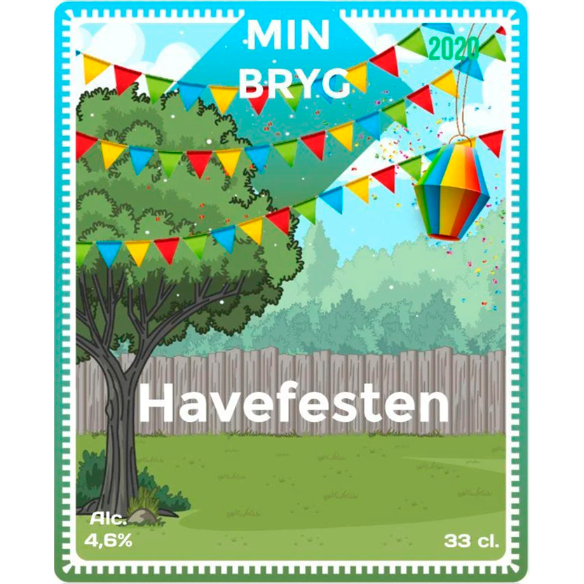 Havefesten - design din egen øl etiket - The Beer Label 