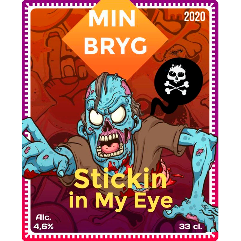 Stickin in My Eye - design din egen øl etiket - The Beer Label 