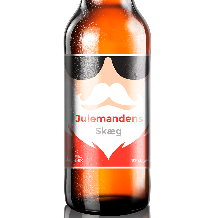 Bad Santa - design din egen øl etiket - The Beer Label 